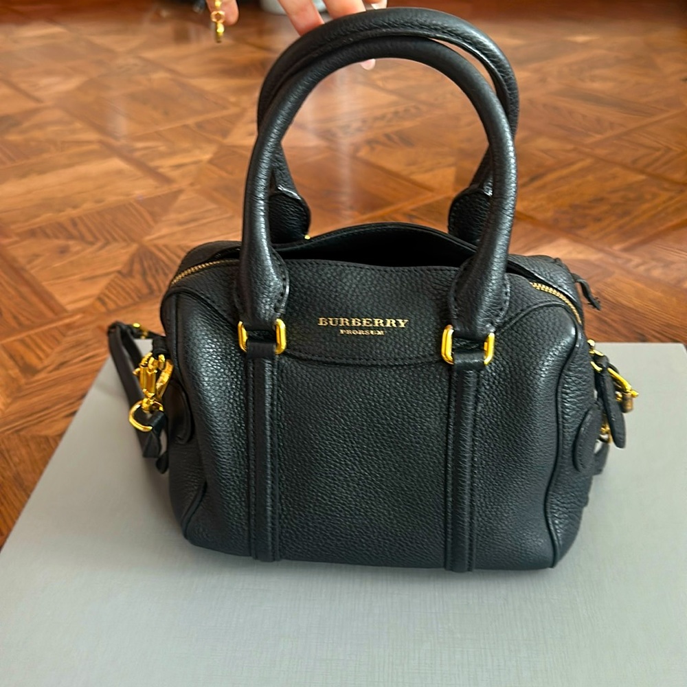 Burberry Prorsum Black Mini Bee Bow Bowling